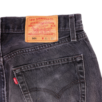 Levi's 501 Faded Black Classic Fit Pants